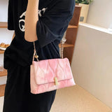 Aboutlee Gradient Flap Casual Shoulder Bag Soft Lightweight Handbag