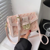 Vintage Floral Shoulder Bag Lightweight Crossbody Wallet