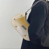 Light Crocodile Pattern Crossbody Bag Gradient Vintage Shoulder Bag