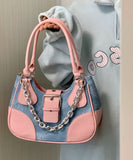 Underarm Bag Retro Style Casual Chain Handbag Sweet Shoulder Bag