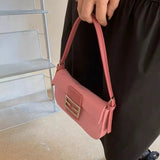 Aboutlee Pink Leather Mini Shoulder Bag