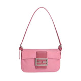 Aboutlee Pink Leather Mini Shoulder Bag