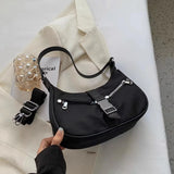Lee Street Punk Style Girl Shoulder Bag Metal Decoration Handbag
