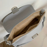 Aboutlee Vintage Flap Women Bag Solid Underarm Bag