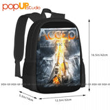 Symphonic Backpack Large Capacity Print Gym Tote Bag