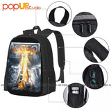 Symphonic Backpack Large Capacity Print Gym Tote Bag