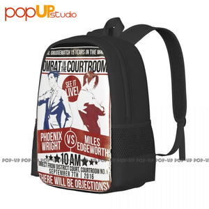 Ace Attorney Phoenix Wright Edgeworth Backpack 3D Printing