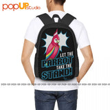 Ace Attorney Parrot Backpack School Softback Tote Bag