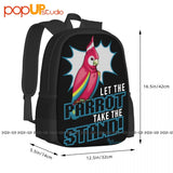 Ace Attorney Parrot Backpack School Softback Tote Bag