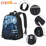 Ace Attorney Yellow Backpack Gym Foldable Shopping Bag