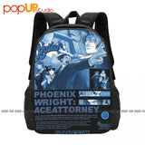Ace Attorney Yellow Backpack Gym Foldable Shopping Bag