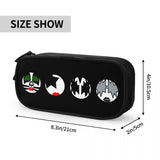 Ace Frehley Pen Box Student School Anime Zipper Pen Bag Child Stationery Bag