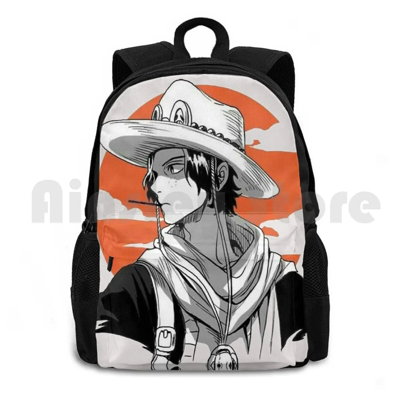Ace One Piece Outdoor Hiking Backpack Sanji Zoro