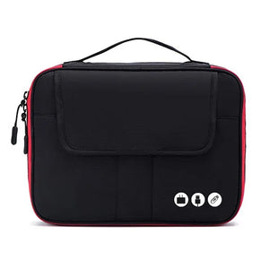 High Grade Nylon 2 Layers Travel Electronic Accessories Organizer Bag