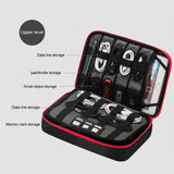 High Grade Nylon 2 Layers Travel Electronic Accessories Organizer Bag