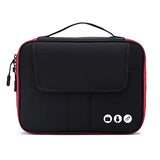 High Grade Nylon 2 Layers Travel Electronic Accessories Organizer Bag
