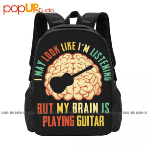 Acoustic Guitar Music Backpack Gym Art Print