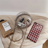 Clear Acrylic Bag Trendy Transparent Crossbody Shoulder Bag