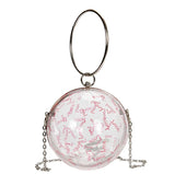 Clear Acrylic Bag Trendy Transparent Crossbody Shoulder Bag