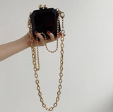 Acrylic Chain Mini Bag Women's Shoulder Bag Red Messenger Bag