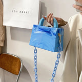 Acrylic Shoulder Bag Chain Party Clutch Crossbody Bag