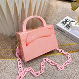 Acrylic Shoulder Bag Chain Party Clutch Crossbody Bag