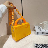 Acrylic Shoulder Bag Chain Party Clutch Crossbody Bag