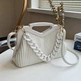Acrylic Chain Crossbody Bag Vintage Handbag Women Shoulder Bag