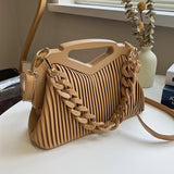 Acrylic Chain Crossbody Bag Vintage Handbag Women Shoulder Bag