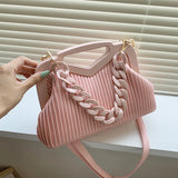 Acrylic Chain Crossbody Bag Vintage Handbag Women Shoulder Bag