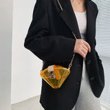 Acrylic Diamond Women's Clutch Bag Chain Shoulder Evening Bag