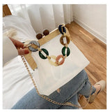 Acrylic Crossbody Bag Women Transparent Clutches Female Handbag Clear PVC