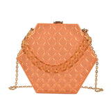 Acrylic Mermaid Colour Box Tote Bag Summer PVC Women's Handbag