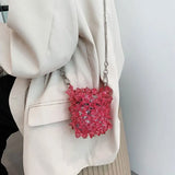 Acrylic Small Handbags for Women Shoulder Evening Bag Crossbody Chain