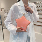 Acrylic Star Shape Diamond Party Clutch Wedding Bag
