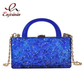 Acrylic Party Clutch Evening Bag Women Purses Handbags Shoulder