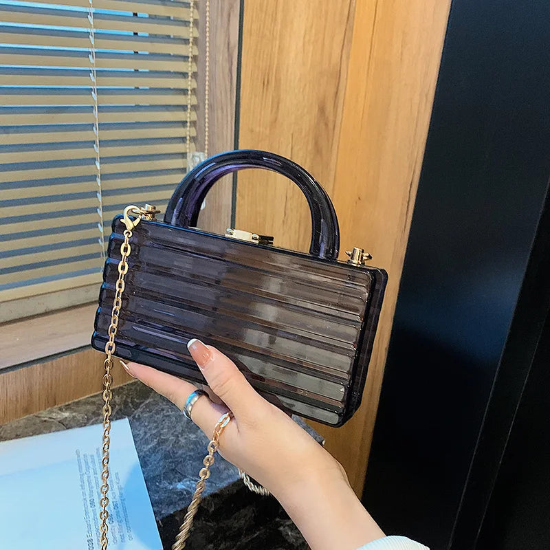 Acrylic Party Clutch Evening Bag Women Purses Handbags Shoulder