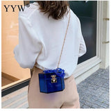 Acrylic Transparent Box Creativ Chain Messenger Jelly Bag