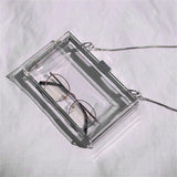 Acrylic Transparent Clutch Chain Box Evening Purse
