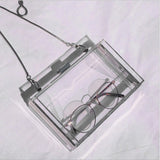 Acrylic Transparent Clutch Chain Box Evening Purse