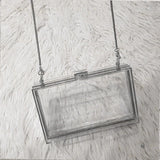 Acrylic Transparent Clutch Chain Box Evening Purse