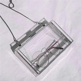 Acrylic Transparent Clutch Chain Box Evening Purse