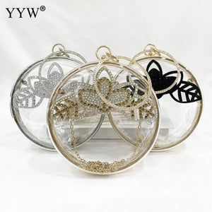 Acrylic Women Bags Diamonds Handbag Clutches And Purse Banquet Bag