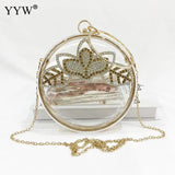 Acrylic Women Bags Diamonds Handbag Clutches And Purse Banquet Bag