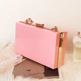 Acrylic Candy Box Bag Chain Shoulder Handbag Square Small Women's Bag