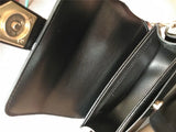 Acrylic chain Small Saddle Crossbody Bag For Women
