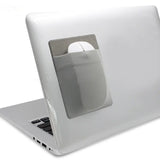 Adhesive Laptop Back Storage Bag Multi-Pocket Organizer