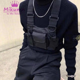 Adjustable Vest Hip Hop Streetwear Unisex Pockets Waist Pack