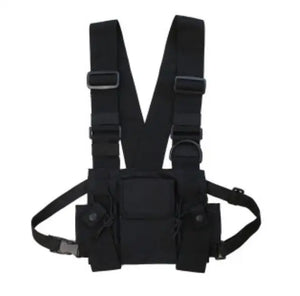 Adjustable Vest Hip Hop Streetwear Unisex Pockets Waist Pack