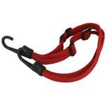 Adjustable Helmet Luggage Elastic Rope Strap - Red